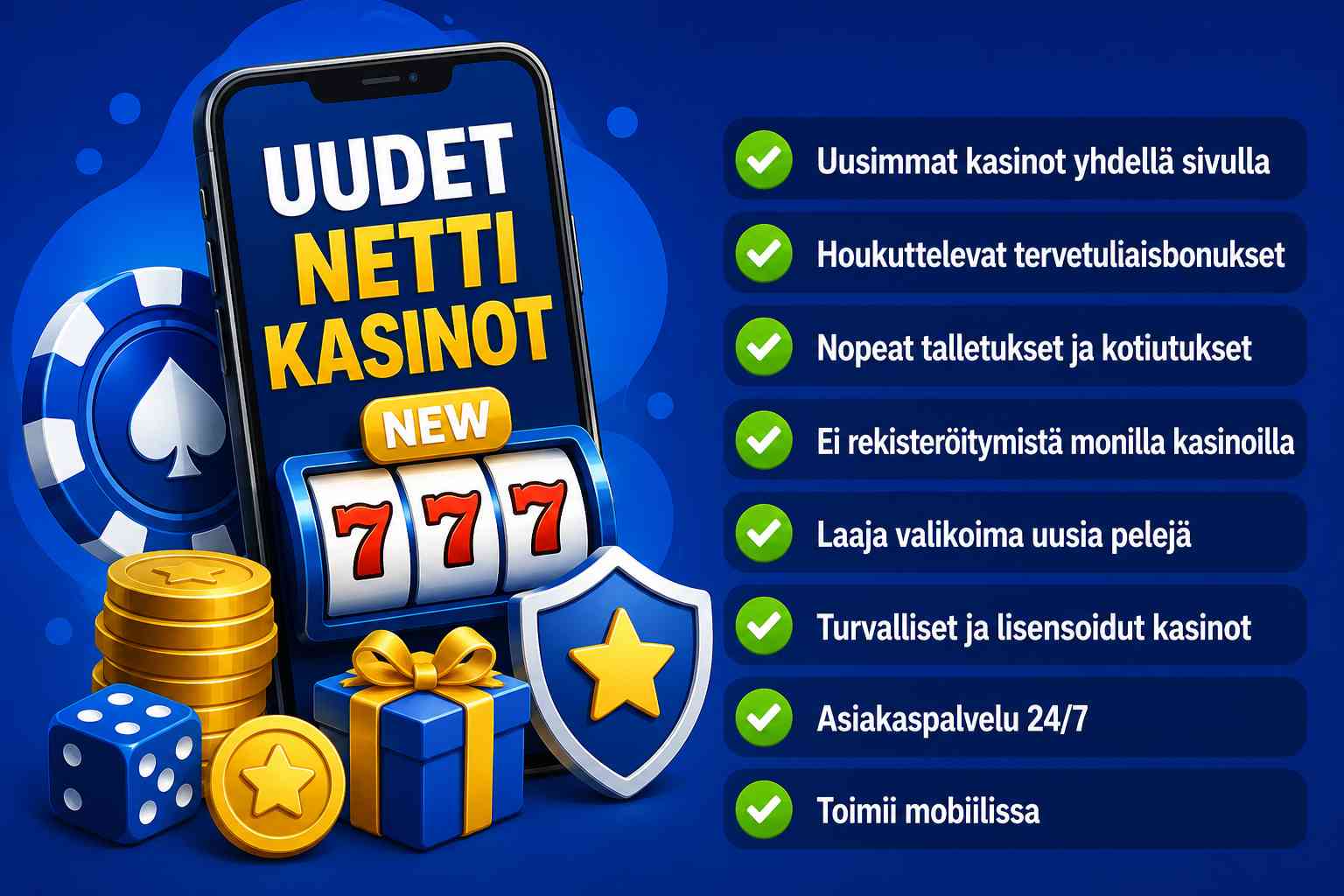 Uudet nettikasinot lista